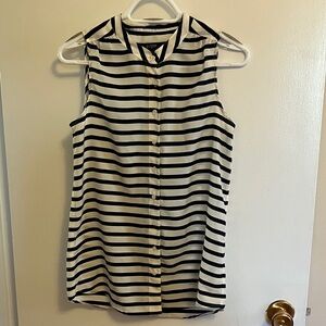 Jcrew Striped nautical sleeveless shirt size 2